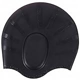 Men / Women's Athletic Swimwear Silicone Waterproof Swim Cap, Black
