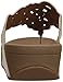 FitFlop Women's Flora Sparkle, Nude, 9 M US