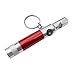 Colouredays 3 In 1 Keychain Flashlight Compass Whistle Camping Survival Hiking Tool (Red)
