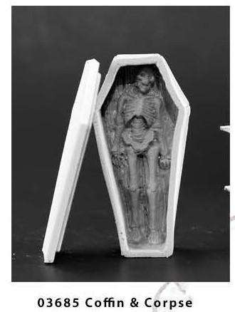 RPR03685 Dark Heaven Legends Coffin Miniature Reaper
