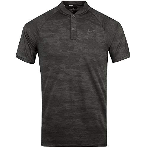 NIKE Golf TW Tiger Woods Vapor Zonal Cooling Camo Polo 932390 (Small, Anthracite)
