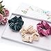 SEVEN STYLE 12 Pcs Premium Korean Velvet Hair Scrunchies Hair Bands Scrunchy Hair Ties Ropes Scrunchie for Women or Girls Hair Accessories with collection bags (12 PCS Korean Velvet Scrunchies)
