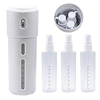 Travel Bottles Set, Seasky 4pcs 40ml Portable Trip Bottles, 4 in 1 Travel Bottles for Lotion Shampoo, Emulsion Gel Conditioners, Body Wash Serums