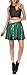 Alaroo Girls Stretchy Fish Scale Mermaid Print Flared Skater Mini Skirt S-XL