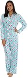 Frankie & Johnny Women’s Sleepwear Fleece Long Sleeve Pajama
