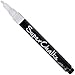 SuperChalks White Liquid Chalk Marker Pen - 3mm Fine Tip - ONLY Suitable for Non Porous Surfaces