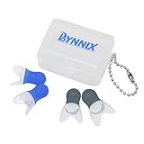 High Fidelity Earplugs-2 Pairs Noise Reduction Hearing Protection Ear Plugs - For Sleeping, Concert,Airplane,Motor Sport Event-Reusable,Comfortable&Silicone Triple Flange(Carrying Case)-Bynnix(Adult)