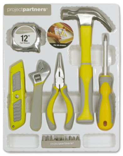 Project Partners 70803 Household Tool Kit 6 Piece Set