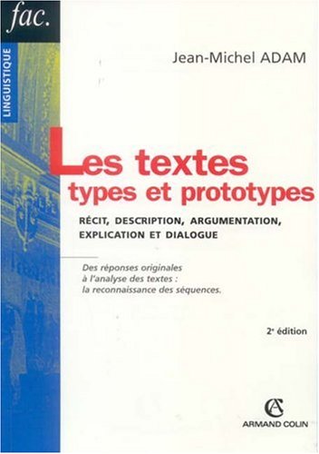 Les  textes, types et prototypes