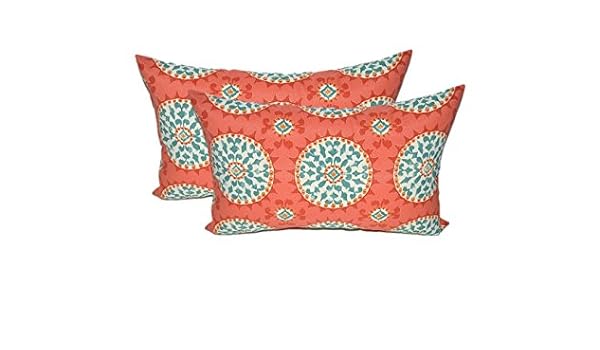 Amazon Com Set Of 2 Indoor Outdoor Rectangle Lumbar