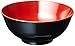 Happy Sales HSNB-MRB52L, Red Black Melamine Udon Ramen Noodle Soup Bowls 52 oz