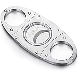BLINKEEN® Cigar Cutter Stainless Steel Double Blade Guillotine Scissors for Most Size of Cigars