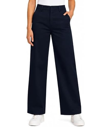 Dickies Women's Thick Duck Canvas Pant Straight Leg, High Rise