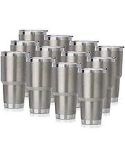 DOMICARE 30oz Tumbler,Durable Exterior Powder Coat,No Sweat Double-Wall Travel Mug