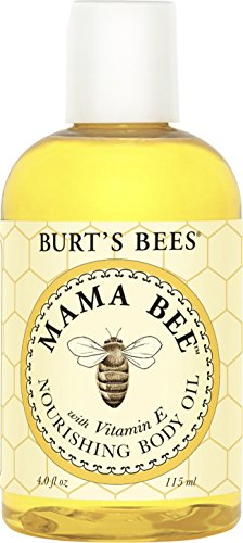 Burt's Bees Mama Bee Nourishing Oil With Vitamin E , 4-Ounce Bottle (Pack of 3)