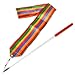4M Dance Ribbon Gym Rhythmic Art Gymnastic Ballet Streamer Twirling Rod Multicolour
