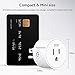 Smart Plug Mini Outlet Compatible with Amazon Alexa and Google Assistant, ZOOZEE Wifi Enabled Remote Control Smart Socket with Timer Function, No Hub Required, White, 4 Pack