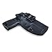 B.B.F Make IWB KYDEX Holster Fit: Sig Sauer P320 Carry/Compact | Retired Navy Owned Company | Inside Waistband | Adjustable Cant | US KYDEX Made (Black, Left Hand Draw (IWB))