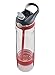 Contigo AUTOSPOUT Straw Ashland Water Bottle with Infuser, 26 oz., Clear with Watermelon