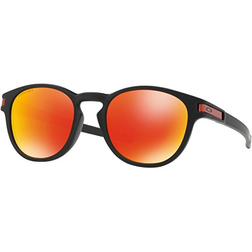 Oakley men s latch (a) non-polarized iridium round sung…