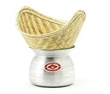 Thai Sticky rice steaming pot and basket