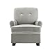 Baby Relax Tinsley Nursery Rocker Chair, Gray