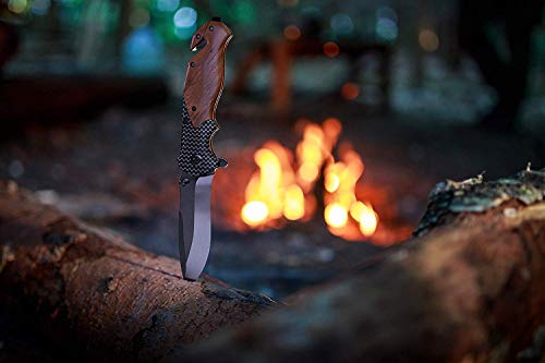 Unilove Folding Knife Pocket Knife Outdoor Survival Knife Tactical Knife with Sheath for Camping Hunting Survival and Outdoor - Thumbnail 4