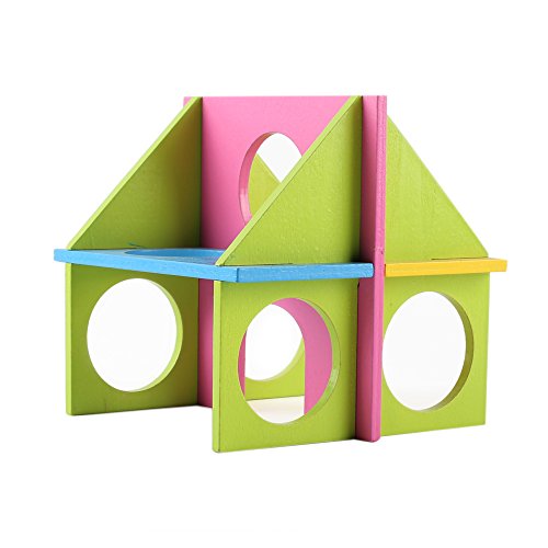 Carno Wooden Playround Exercise Gym Toy for Small Animal