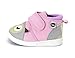 ikiki Squeaky Shoes for Toddlers/Little Kids (Pink Owl, Pink, Size 4)