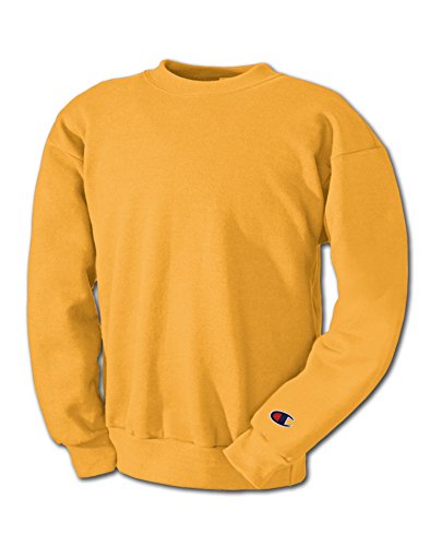 Champion Adult 50/50 Crewneck Sweatshirt, Gold - Size 3X-Large