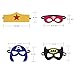 RoterSee 50Pcs Superhero Masks Party Favors for Birthday Party with 50 Different Types, Great Gift for Halloween Thanksgiving Day and Christmas