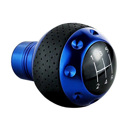 Manual 5 speed automatic transmission universal shift knob blue l…