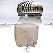Universal Turbine Roof Vent Cover with drawstring, Durable & Lightweight Roof Ventilator Cover, Heavy Duty Waterproof Turbine Ventilator Cover, Protects turbines from rain, snow, wind and dust.