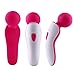 Body Wand Massager Cordless for Women - Waterproof Handheld, Oopsix Electirc Mini Massager 9 Power Vibration Personal Wand Massager Rechargeable for Women Back Recovery (Rose)