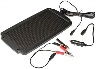 VSA Solar Battery Charger - 12v ideal for Cars, Caravans, Tents and Boats (2.4 Watt)
