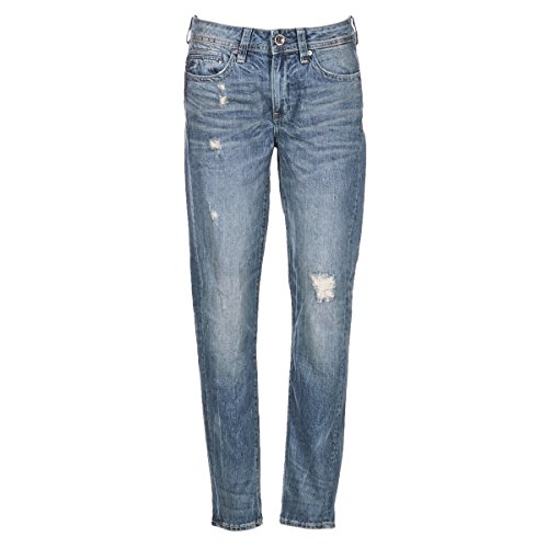 G-STAR RAW Damen Midge Saddle Boyfriend Jeans, Blau (lt aged destroy D03515-8586-1243), 24W / 34L