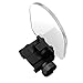 COWEEN Scope Protector White and Yellow Airsoft Lens Protector with 20mm Rail Mount Tactical Scope Lens Cover 4mm Thick Shield Reflex Sight 55mm High for Hunting Shooting