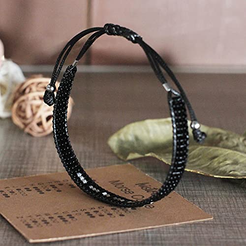 Fearless Morse code Bracelets for Women Best Friends Inspirational Gifts for Female Personalized Secret Message Friendship Empowerment Gift for Teen Girls Fashion Jewelry