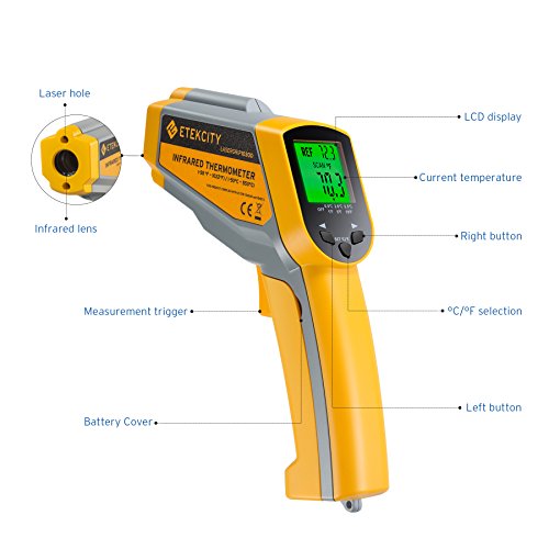 Etekcity Infrared Thermometer Temperature Gun Dual Laser NonContact