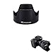 JJC EW-72 EF 35mm Reversible Dedicated Lens Hood Shade for Canon EF 35mm f/2 is USM Lens, Replace Canon EW-72 Lens Hood