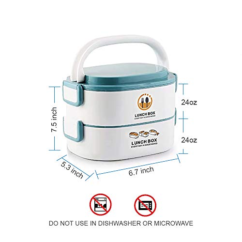 4 Lille+Stackable+Compartment+Microwavable+Individual