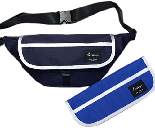 Korea Fashion Men's Trans Hip Sack Cross Bag Shoulder Travel School Sport Riding Hiking Couple Bag (Navy)