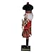 Clever Creations Red Scottish Bagpiper 15 Inch Traditional Wooden Nutcracker, Festive Christmas Décor for Shelves and Tables