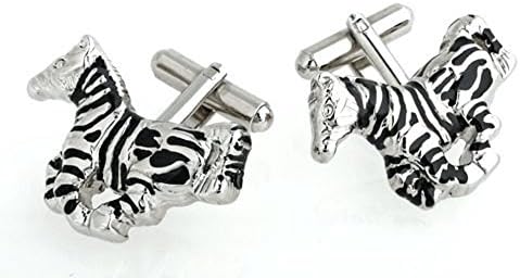 Zebra Cufflinks. Made in the USA