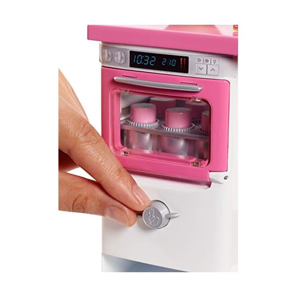 Barbie FHP57 - Barbie-Puppe mit Backofen und aufgehendem Gebäck, Spielzeug ab 3 Jahren – Bild 7