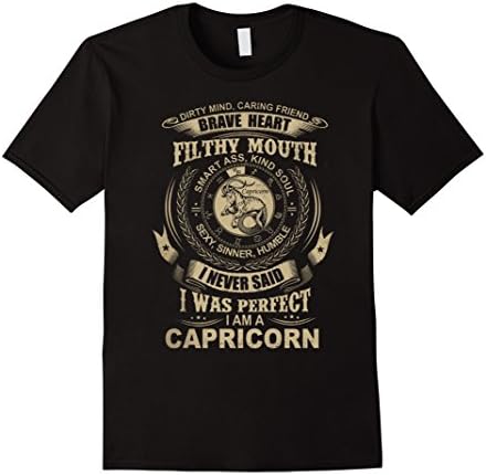 Men's I Am A Capricorn, Capricorn Best T-shirt  Medium Black