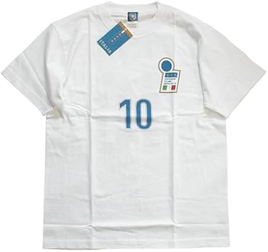 Amazon イタリア代表 歴代ｔシャツ 1998アウェイ 10 Del Piero L Figcオフィシャル サッカー