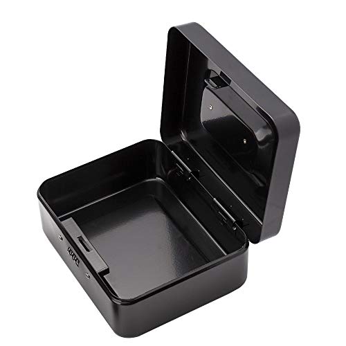 Mua 八番屋 スチール収納ボックス ミニ金庫 手提げ金庫 手提げ貯金箱