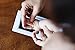 Pearhead Newborn Baby Handprint or Footprint Clean-Touch Ink Pad, 2 Uses, No Mess and Baby Safe, Black Ink