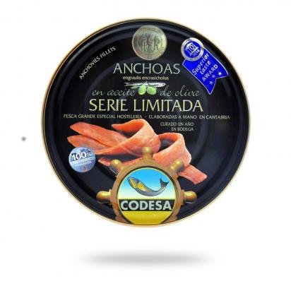 Los filetes de anchoa del CantÃ¡brico Serie limitada CODESA 550 g
